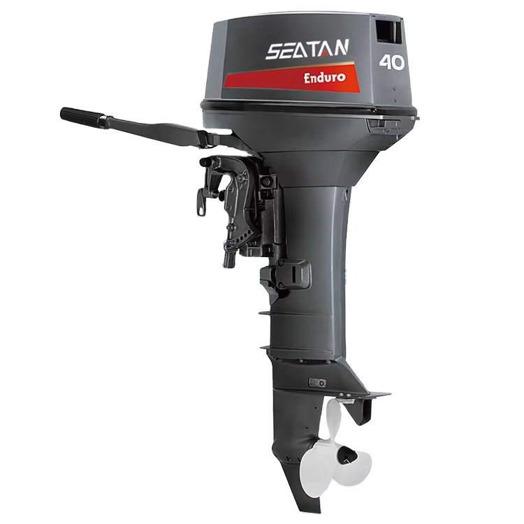 Seatan 2 Stroke 40G Outboard Motor New Design Boat Engine E40GMHL Gasoline Kerosene Outboard Motor